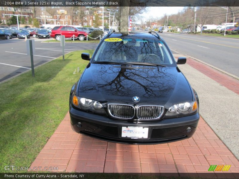 Black Sapphire Metallic / Black 2004 BMW 3 Series 325xi Wagon