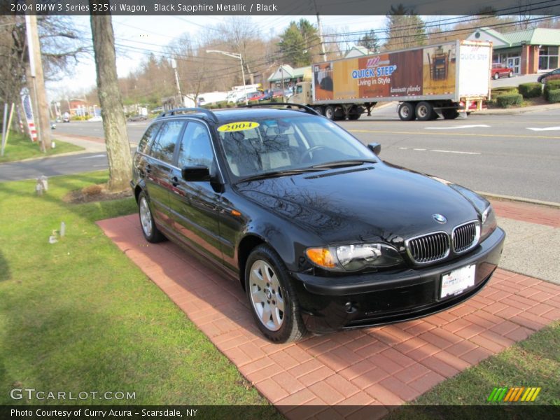 Black Sapphire Metallic / Black 2004 BMW 3 Series 325xi Wagon
