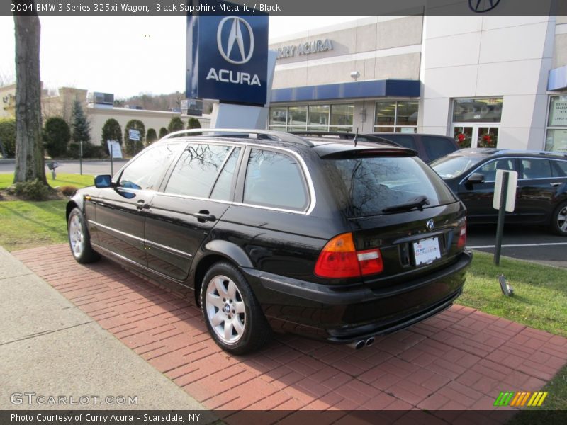 Black Sapphire Metallic / Black 2004 BMW 3 Series 325xi Wagon