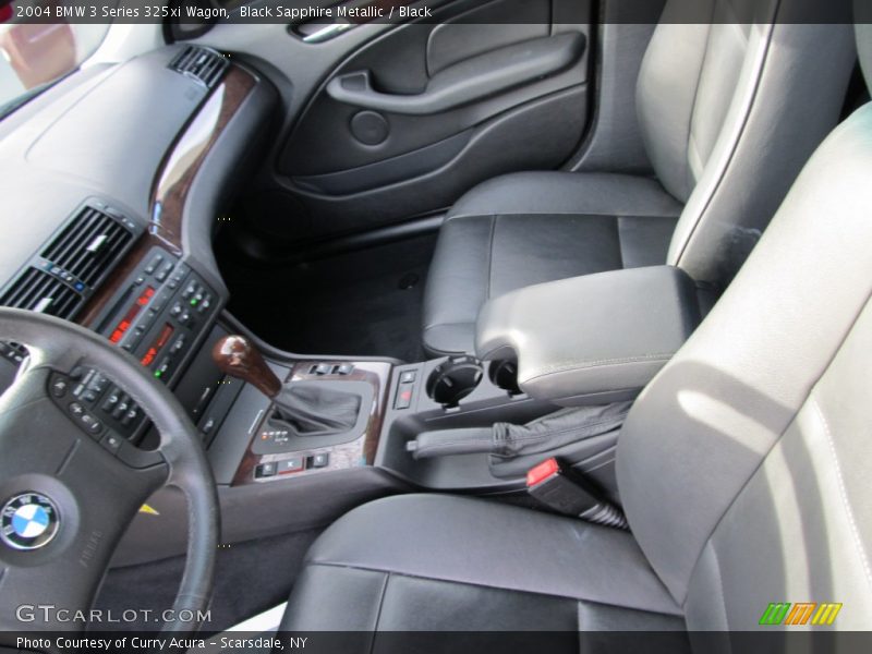 Black Sapphire Metallic / Black 2004 BMW 3 Series 325xi Wagon
