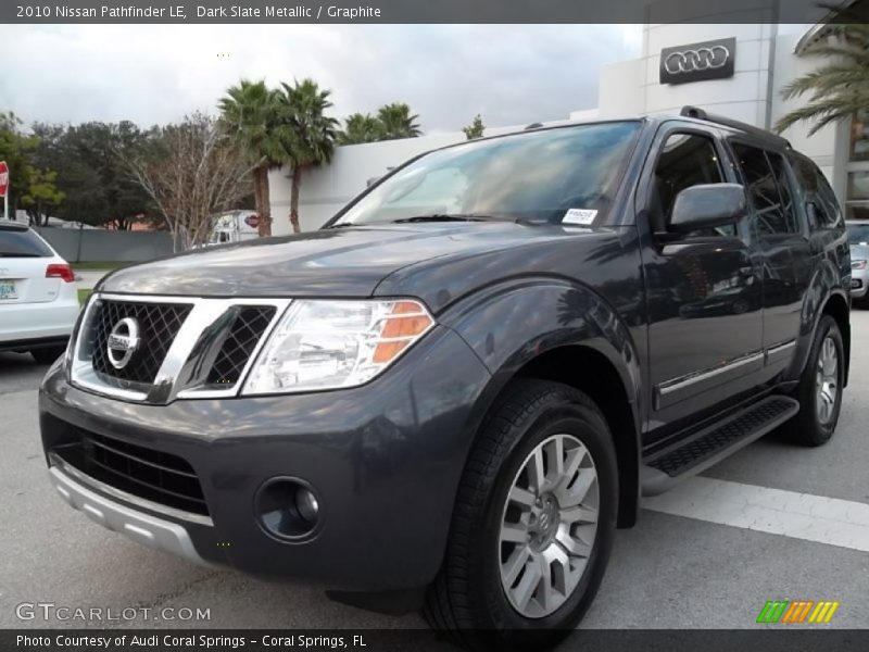 Dark Slate Metallic / Graphite 2010 Nissan Pathfinder LE