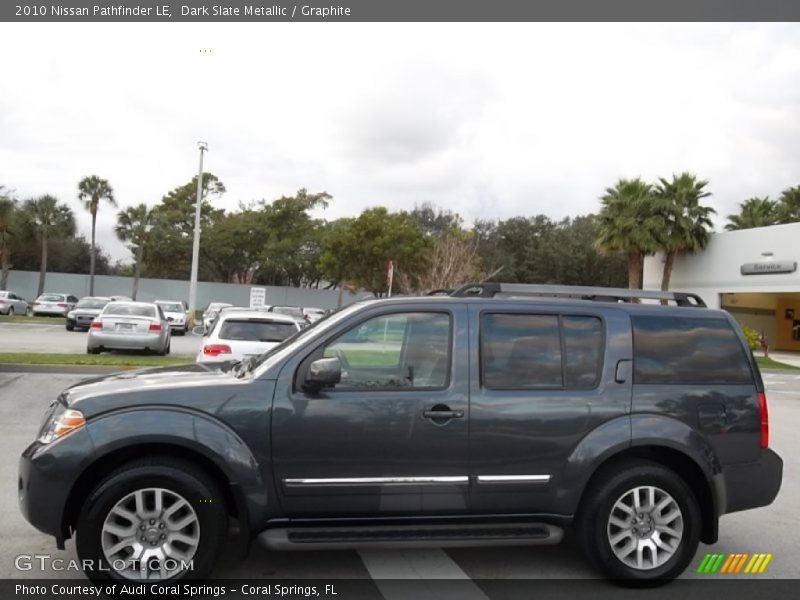 Dark Slate Metallic / Graphite 2010 Nissan Pathfinder LE