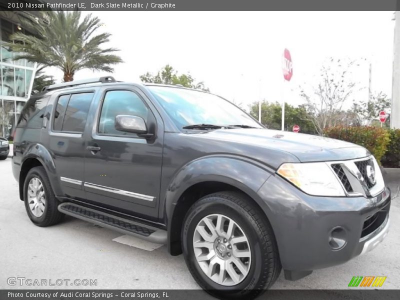 Dark Slate Metallic / Graphite 2010 Nissan Pathfinder LE