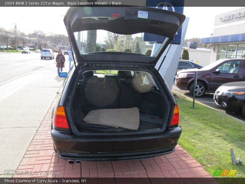 Black Sapphire Metallic / Black 2004 BMW 3 Series 325xi Wagon