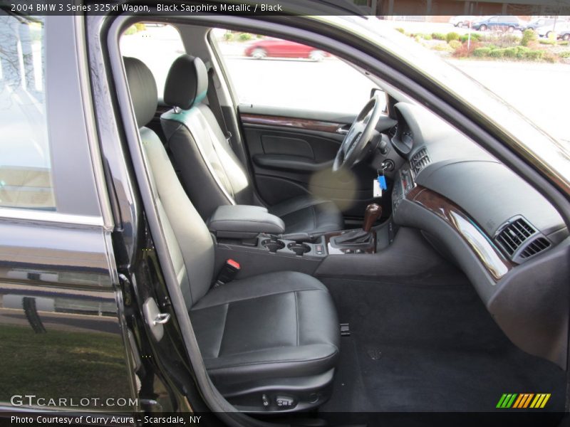 Black Sapphire Metallic / Black 2004 BMW 3 Series 325xi Wagon