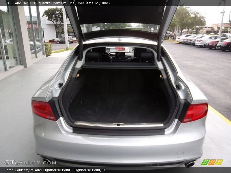 Ice Silver Metallic / Black 2012 Audi A7 3.0T quattro Premium