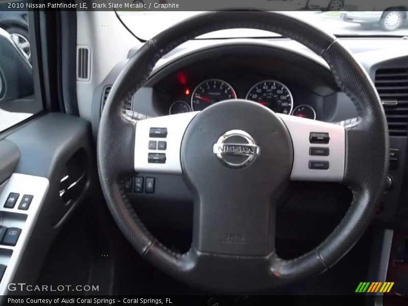Dark Slate Metallic / Graphite 2010 Nissan Pathfinder LE