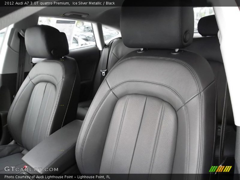 Ice Silver Metallic / Black 2012 Audi A7 3.0T quattro Premium