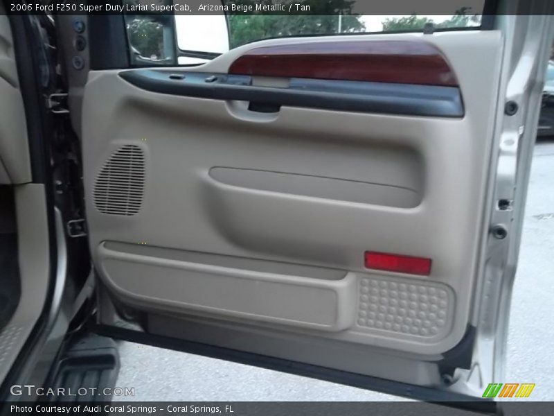Arizona Beige Metallic / Tan 2006 Ford F250 Super Duty Lariat SuperCab