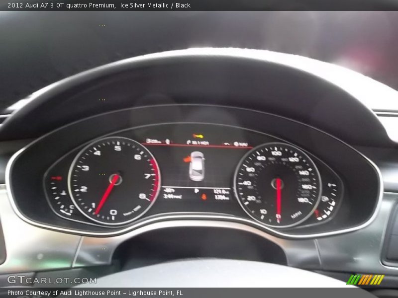 Ice Silver Metallic / Black 2012 Audi A7 3.0T quattro Premium