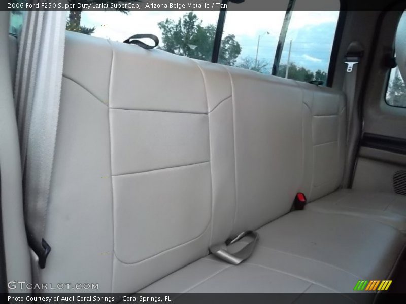 Arizona Beige Metallic / Tan 2006 Ford F250 Super Duty Lariat SuperCab