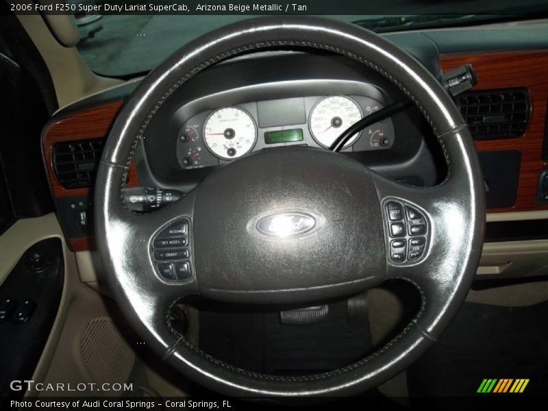  2006 F250 Super Duty Lariat SuperCab Steering Wheel