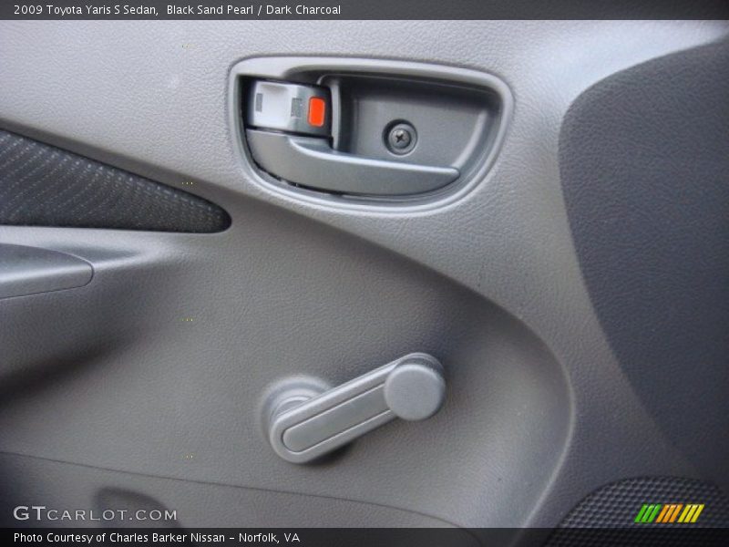 Black Sand Pearl / Dark Charcoal 2009 Toyota Yaris S Sedan