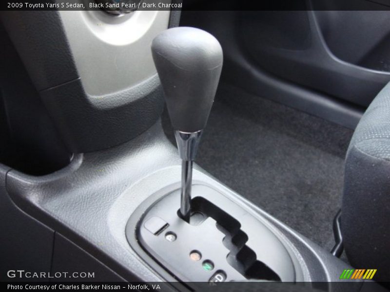 Black Sand Pearl / Dark Charcoal 2009 Toyota Yaris S Sedan