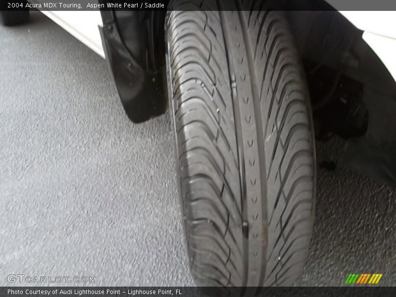 Aspen White Pearl / Saddle 2004 Acura MDX Touring