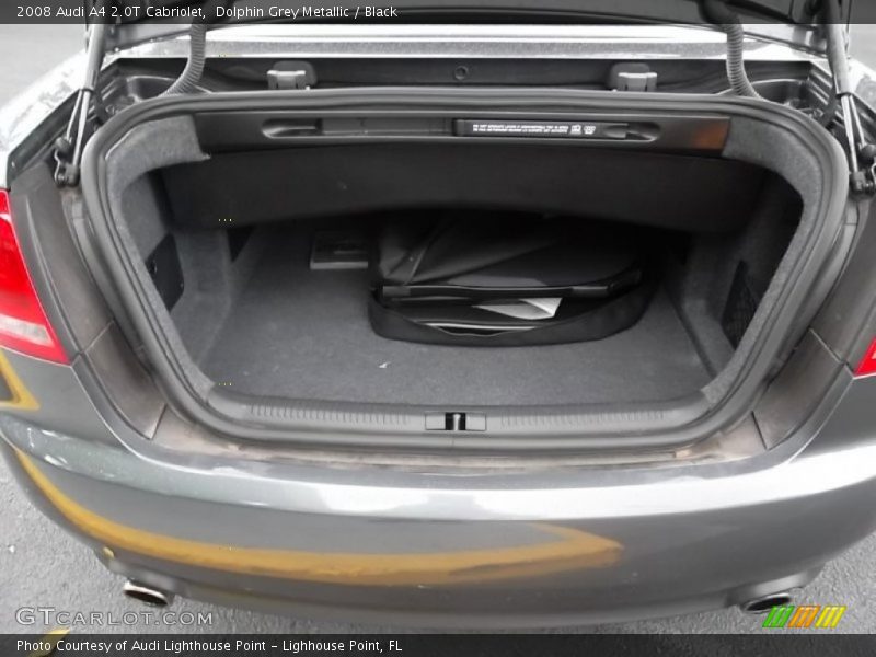 Dolphin Grey Metallic / Black 2008 Audi A4 2.0T Cabriolet