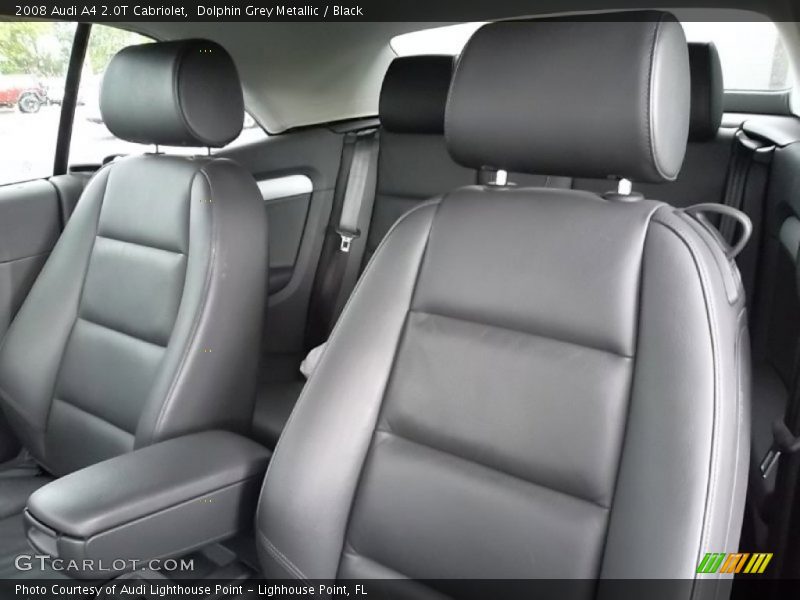 Dolphin Grey Metallic / Black 2008 Audi A4 2.0T Cabriolet