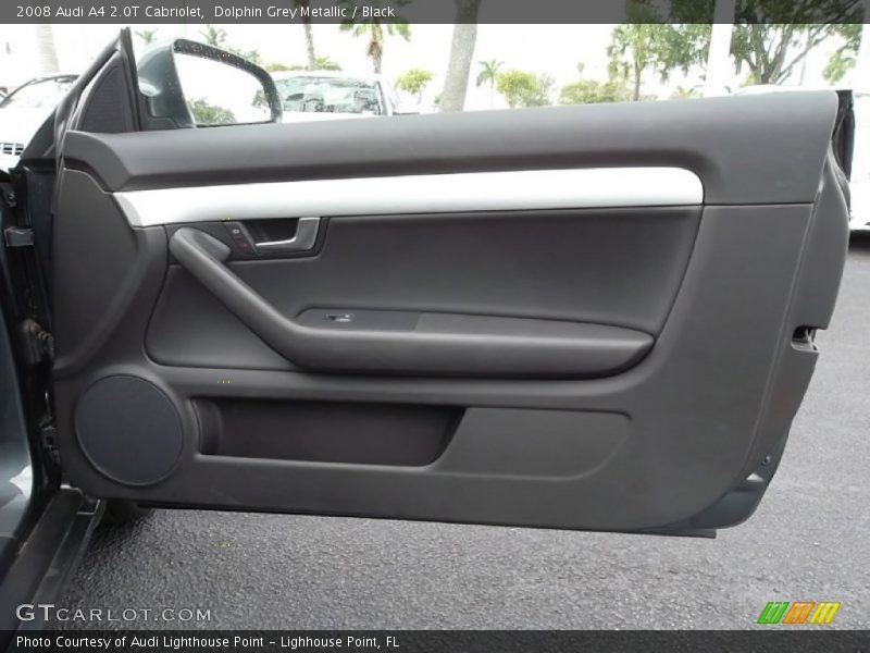 Dolphin Grey Metallic / Black 2008 Audi A4 2.0T Cabriolet