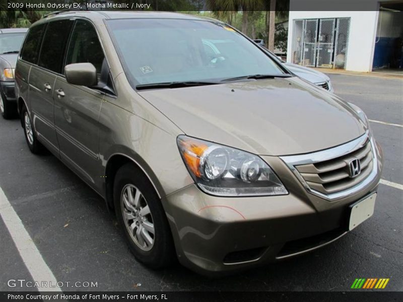 Mocha Metallic / Ivory 2009 Honda Odyssey EX