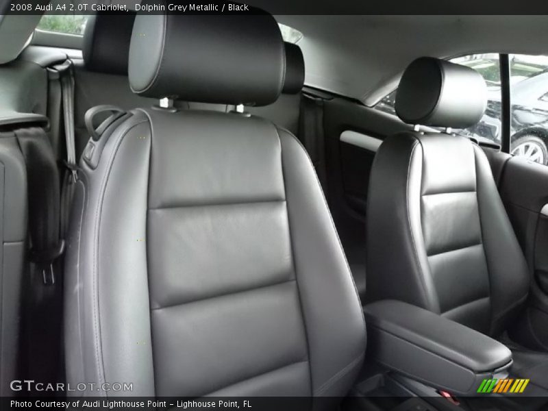 Dolphin Grey Metallic / Black 2008 Audi A4 2.0T Cabriolet