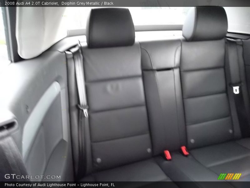 Dolphin Grey Metallic / Black 2008 Audi A4 2.0T Cabriolet