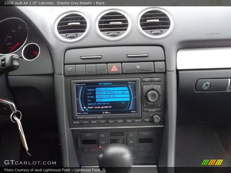 Dolphin Grey Metallic / Black 2008 Audi A4 2.0T Cabriolet