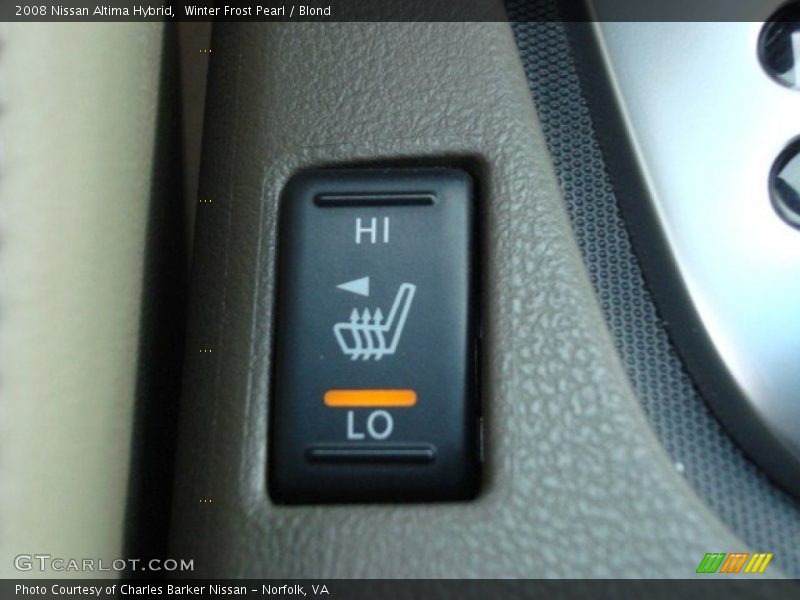 Winter Frost Pearl / Blond 2008 Nissan Altima Hybrid