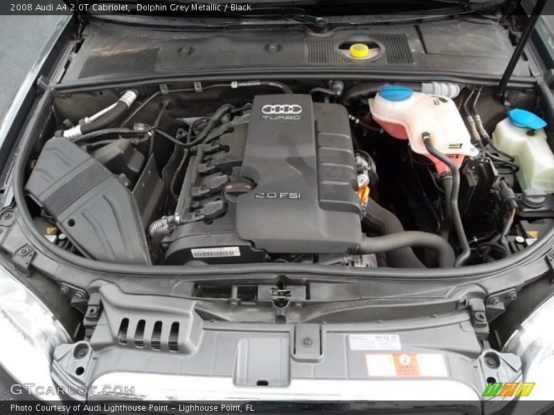 Dolphin Grey Metallic / Black 2008 Audi A4 2.0T Cabriolet