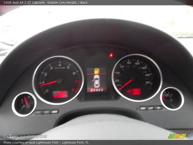 Dolphin Grey Metallic / Black 2008 Audi A4 2.0T Cabriolet