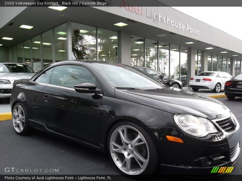 Black Uni / Cornsilk Beige 2009 Volkswagen Eos Komfort
