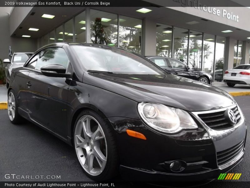 Black Uni / Cornsilk Beige 2009 Volkswagen Eos Komfort