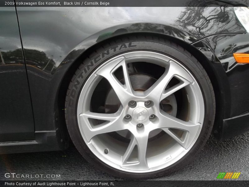 Black Uni / Cornsilk Beige 2009 Volkswagen Eos Komfort