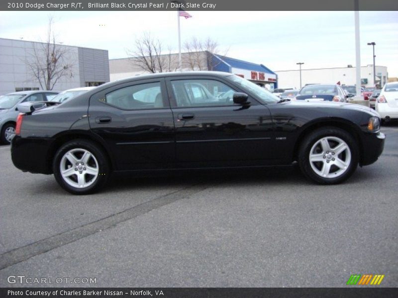 Brilliant Black Crystal Pearl / Dark Slate Gray 2010 Dodge Charger R/T