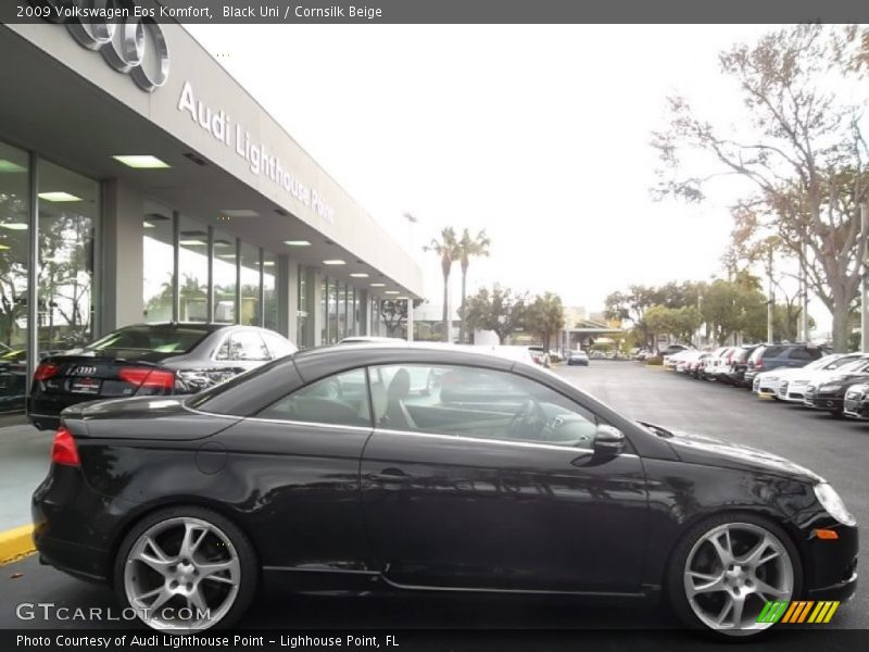 Black Uni / Cornsilk Beige 2009 Volkswagen Eos Komfort