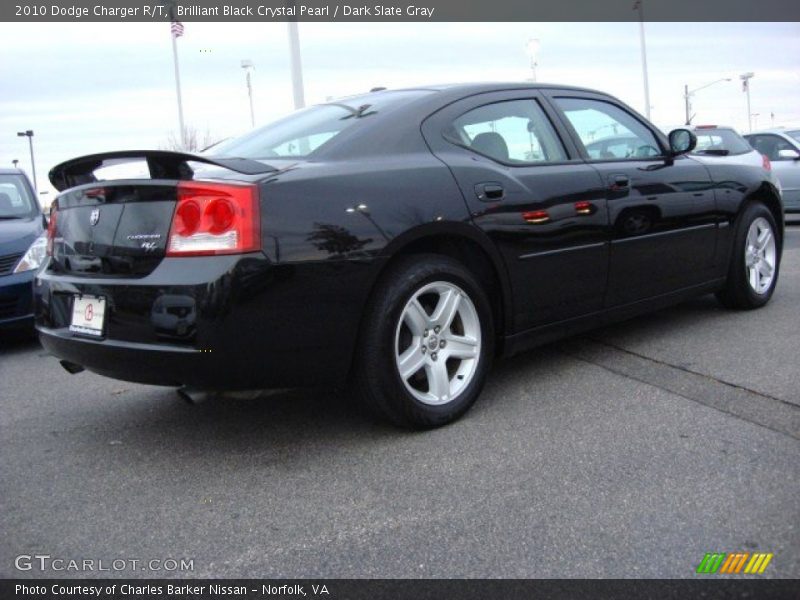 Brilliant Black Crystal Pearl / Dark Slate Gray 2010 Dodge Charger R/T
