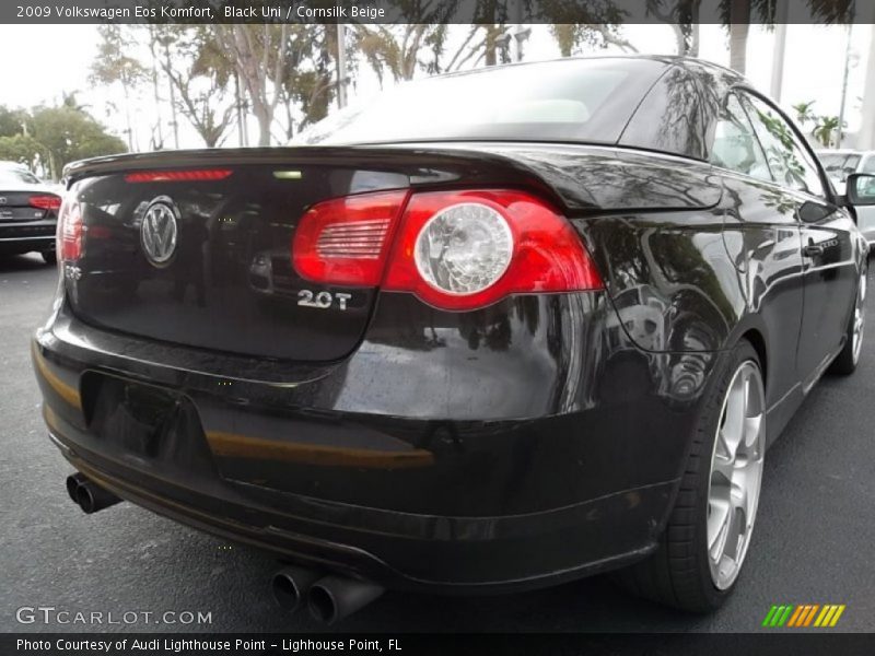 Black Uni / Cornsilk Beige 2009 Volkswagen Eos Komfort
