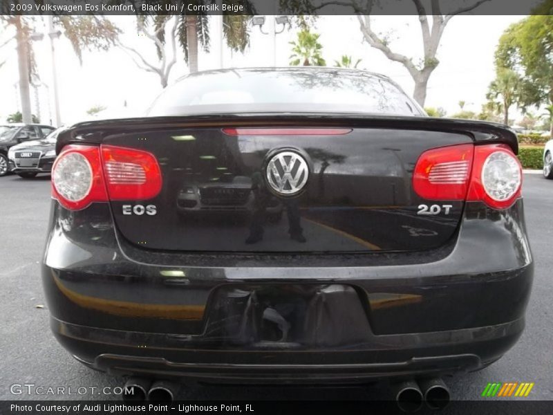 Black Uni / Cornsilk Beige 2009 Volkswagen Eos Komfort