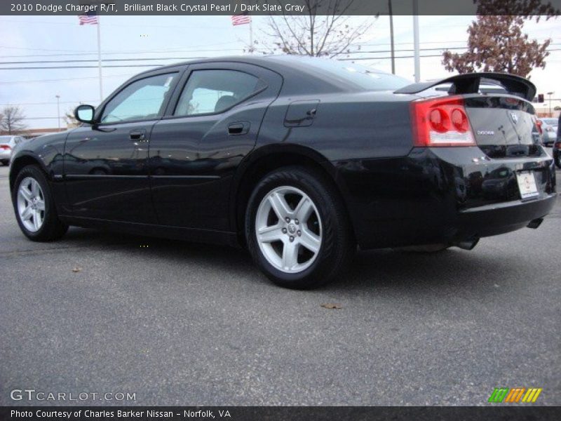 Brilliant Black Crystal Pearl / Dark Slate Gray 2010 Dodge Charger R/T