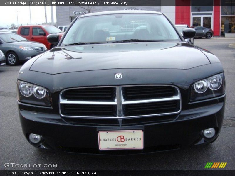 Brilliant Black Crystal Pearl / Dark Slate Gray 2010 Dodge Charger R/T