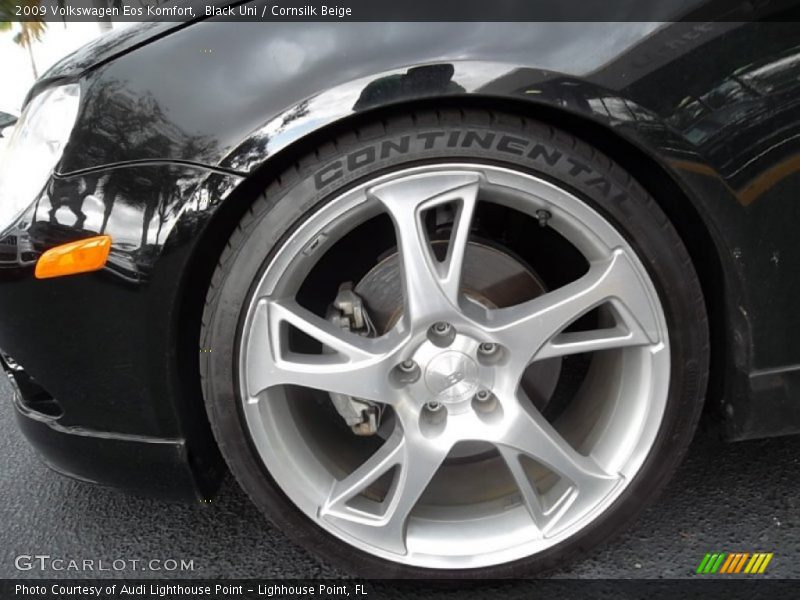Black Uni / Cornsilk Beige 2009 Volkswagen Eos Komfort