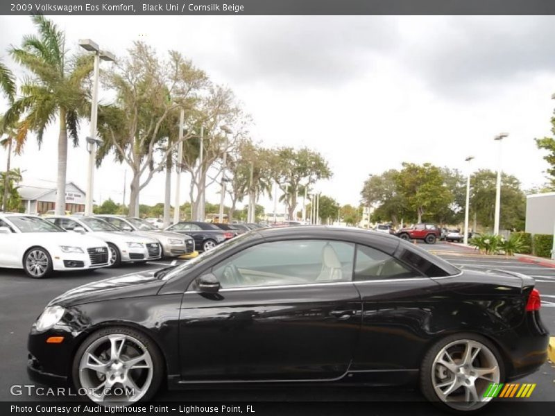 Black Uni / Cornsilk Beige 2009 Volkswagen Eos Komfort