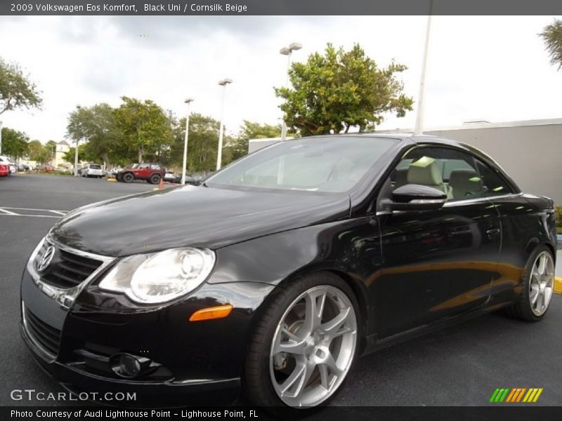 Black Uni / Cornsilk Beige 2009 Volkswagen Eos Komfort