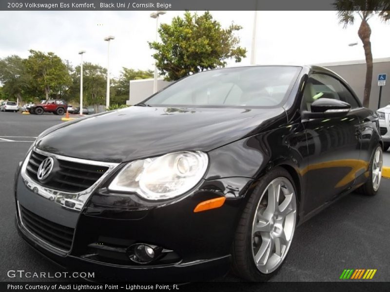 Black Uni / Cornsilk Beige 2009 Volkswagen Eos Komfort