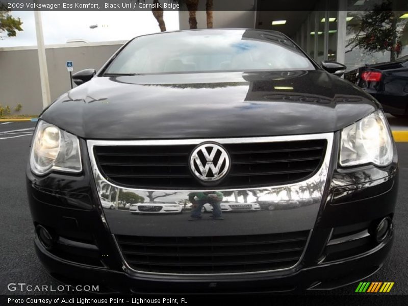 Black Uni / Cornsilk Beige 2009 Volkswagen Eos Komfort