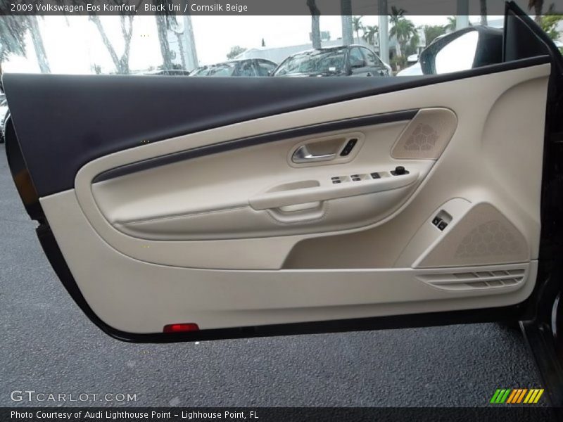 Black Uni / Cornsilk Beige 2009 Volkswagen Eos Komfort