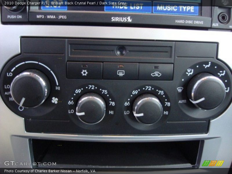 Controls of 2010 Charger R/T