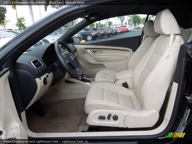 Black Uni / Cornsilk Beige 2009 Volkswagen Eos Komfort