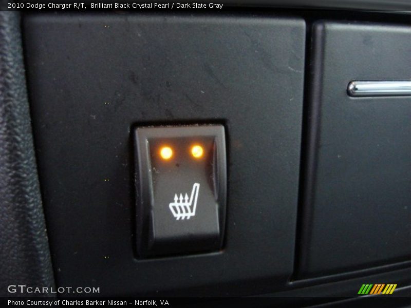 Brilliant Black Crystal Pearl / Dark Slate Gray 2010 Dodge Charger R/T