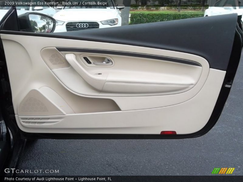 Black Uni / Cornsilk Beige 2009 Volkswagen Eos Komfort