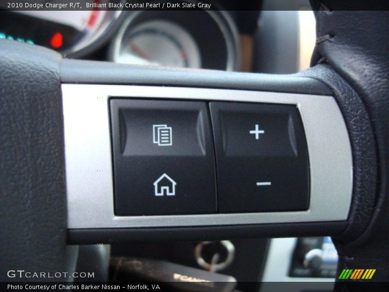 Brilliant Black Crystal Pearl / Dark Slate Gray 2010 Dodge Charger R/T